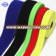 Knitted colorful recyclable velour hook and loop cable tie fastener tape