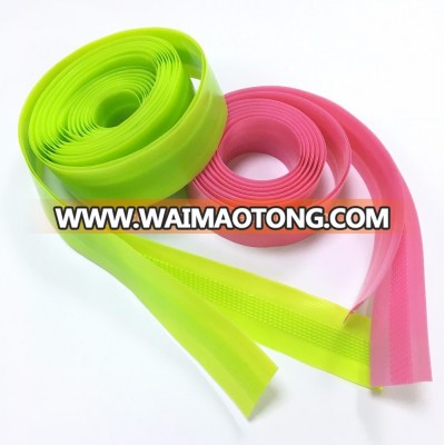 Colorful PP/PE Press-Lock zipper molded hook and loop tape for Plastic Package Bag