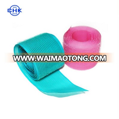 Magic tape color die cut hair hook and loop/ hair roller