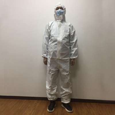 Wholesale Nonwoven Disposable Protective Clothing Isolation Safety Coverall Suit